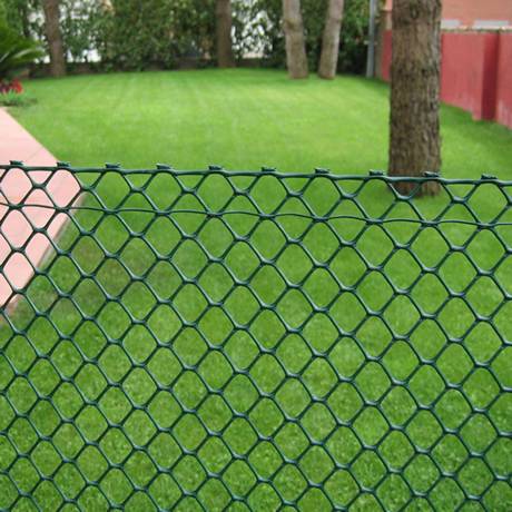 Green plastic hexagonal mesh for grass land protection fencing