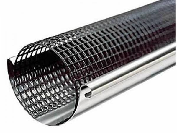 Black HDPE rectangle drainage mesh and Aluminum drainage tube