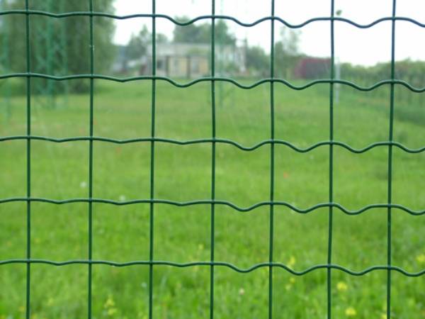 Green PVC coating Europe fence